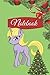 CHRISTMAS NOTEBOOK, JOURNAL, DIARY, NOTES, MEMORY BOOK TO WRITE, 6X9 , 140 PAGES, GLOSSY GREEN COVER with CUTE UNICORN