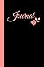Journal Black Pink Rose: An elegant black notebook with a pink rose and ruled pages.