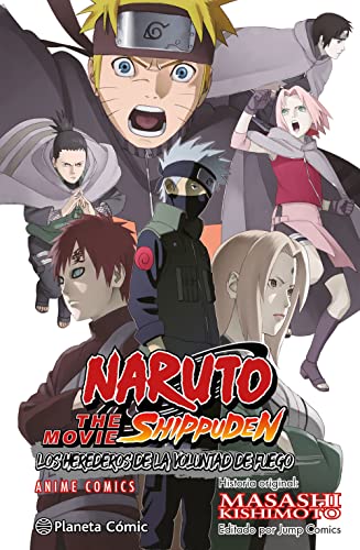 Naruto Shippuden Anime Comic Los Herederos de la Voluntad de Fuego (Paperback)