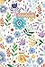 NOTEBOOK: Lovely Wild Flowers Cover, Black Lined Notebook