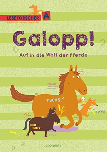 Galopp! Auf in die Welt der Pferde: Leseforscher A (Hardcover)