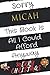 Sorry Micah This Book Is Al...