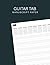 Guitar Tab Manuscript Paper...