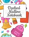 Dashed Midline Notebook: Composition Paper For Alphabet Writing - ABC Book For Preschoolers Dashed Midline Notebook: Composition Paper For Alphabet Writing - ABC Book For Preschoolers