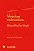 Variations et inventions: Mélanges offerts à Peter Schnyder