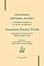 Littératures, poétiques, mondes - la littérature comparée et ses chemins qui bifurquent
