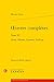Oeuvres Completes: Arion, B...