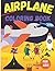 Airplane coloring book for ...