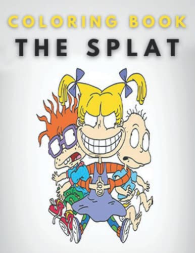 The Splat 90s: Adults and Kids Coloring Book, Exclusive Images The Splat 90s Coloring Pages, (Get Well Gifts)