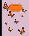 Notebook: Cute Colorful Butterfly College Ruled Lined Pages (Composition Book, Journal)