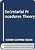Secretarial Procedures Theory