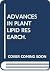 ADVANCES IN PLANT LIPID RES...