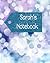 Girls' Names Notebook: Sarah