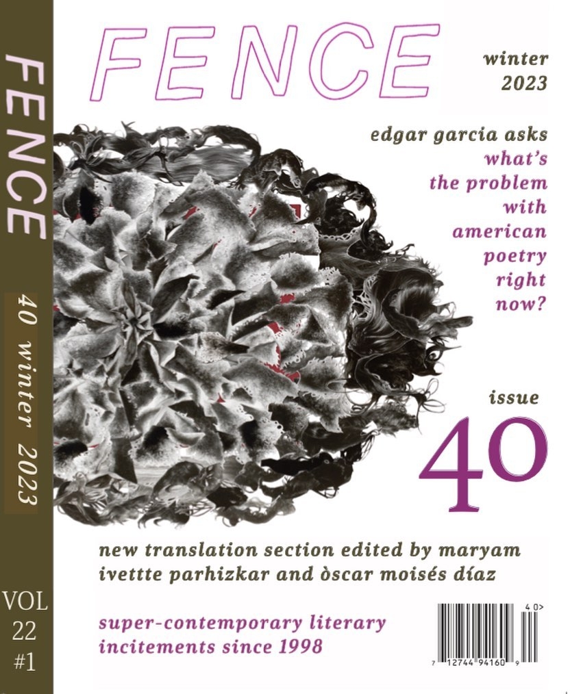 Fence 40, Vol. 22 No. 1 (Winter 2023)