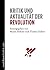Kritik und Aktualität der Revolution by Martin Birkner