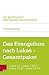 Das Evangelium nach Lukas by Thomas Soding
