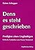 Denn es steht geschrieben by Rainer Schepper