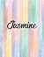 Jasmine: Personal Name Dot Gird | The Notebook For Writing Journal or Diary Women & Girls Gift for Birthday, For Student | 160 Pages Size 8.5x11inch - V.131