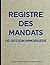 Registre des Mandats de Ges...