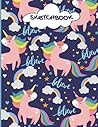 Sketchbook: Cute Kawaii Unicorn Child Drawing Book