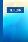 Notebook: Cute Blue Geometric Notebook Blank Lined Journal
