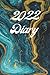 2022 Diary, Blue And Gold M...