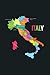 Italy Boots Country Map Reg...