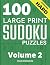 100 Large Print Hard Sudoku...