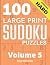 100 Large Print Hard Sudoku...