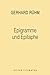 Epigramme und Epitaphe