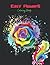 Easy Flowers Coloring Book:...