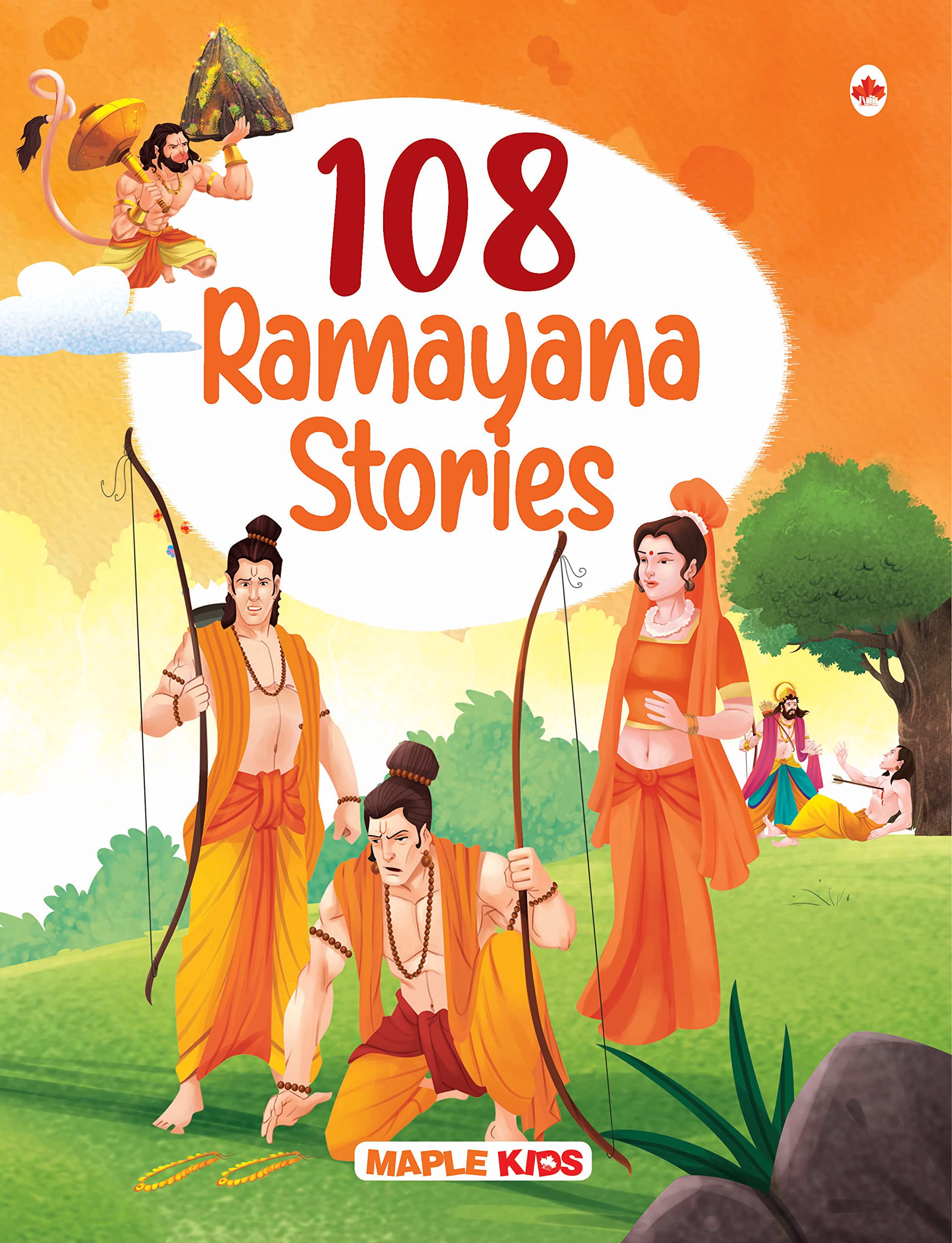 108 Ramayana Stories for Children (Illustrated)