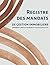 Registre des Mandats de Ges...