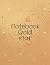 Notebook gold star by Asmā Asma