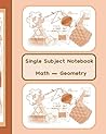 Single Subject Notebook: Math - Geometry