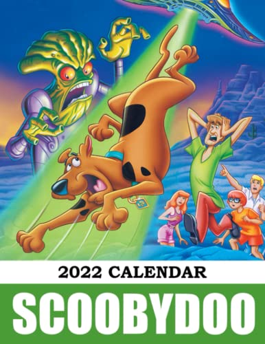 Scoobydσσ Calendar 2022: Mystery Animated, Lunar Moon Phases| January 2022 - December 2022, 12 Months, Squared Monthly Planner | Kalender Calendario Calendrier | BONUS 4 Months 2023 (Paperback)
