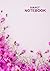 Subject Notebook: Composition Subject Notebook, Classic writing Subject book, Journal Subject Notebook, draw and write journal, ruled Top Subject ... 8.27x11.69 in, Soft Durable flower Cover