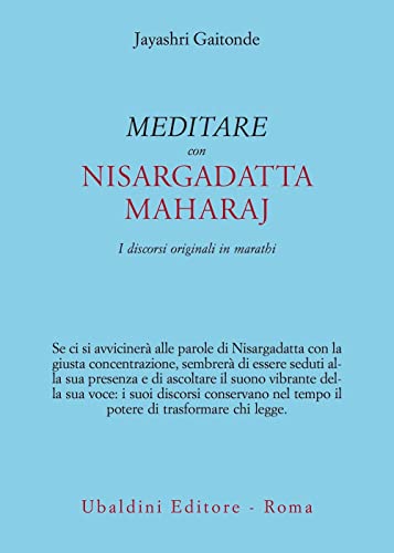 MEDITARE CON SRI NISARGADATTA (Paperback)
