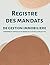 Registre des Mandats de Gestion Immobilière by Robert M.
