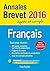 Annales 2016 Français 3E