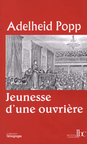 Jeunesse d'une ouvrière (Paperback)