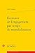 Écritures de l'engagement par temps de mondialisation (Litter... by Chloe Chaudet