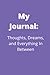My Journal | 200 Pages | Cl...