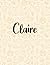 Claire: Weekly Menu Planner...