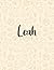 Leah: Weekly Menu Planner & Grocery ListMeal Planner Notebook Weight Loss Planner