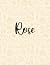 Rose: Weekly Menu Planner & Grocery ListMeal Planner Notebook Weight Loss Planner
