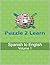 Puzzles2Learn: Spanish to English: Volume 1
