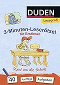 Leseprofi Rätselblock Lesen lernen 1. Klasse: 3-Minuten-Leserätsel für Erstleser - Rund um die Schule