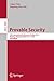 Provable Security: 10th International Conference, ProvSec 2016, Nanjing, China, November 10-11, 2016, Proceedings (Lecture Notes in Computer Science Book 10005)