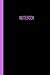 NOTEBOOK: 120 pages-Large 6...